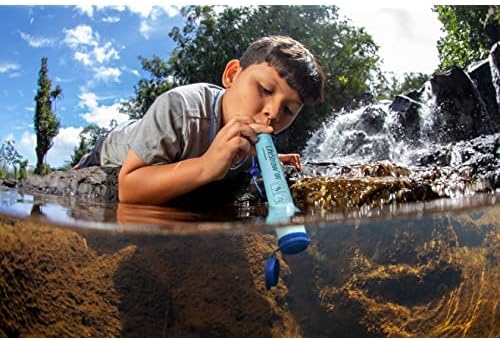 Personal Water Filter for Hiking, Camping, Travel, and Emergency Preparedness