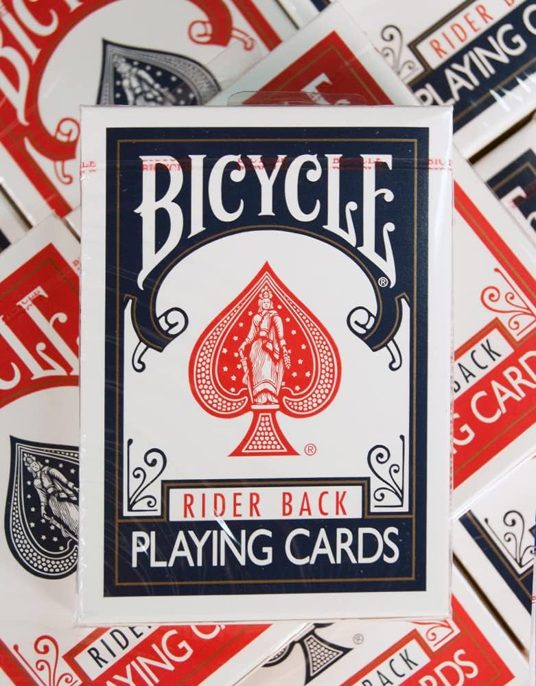 Standard Rider Back Playing Cards, 2 Decks of Playing Cards, Red and Blue