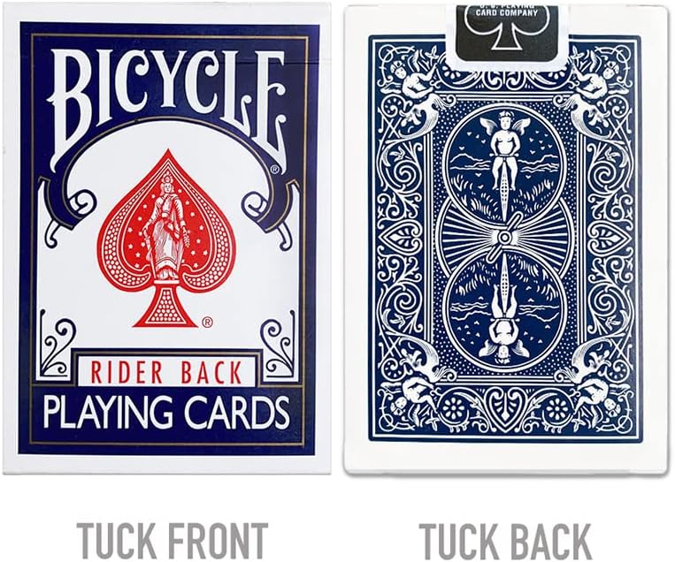 Standard Rider Back Playing Cards, 2 Decks of Playing Cards, Red and Blue