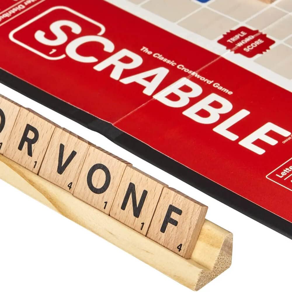 Scrabble Board Game,Word Game for Kids Ages 8 and Up,Fun Family Game for 2-4 Players,The Classic Crossword Game