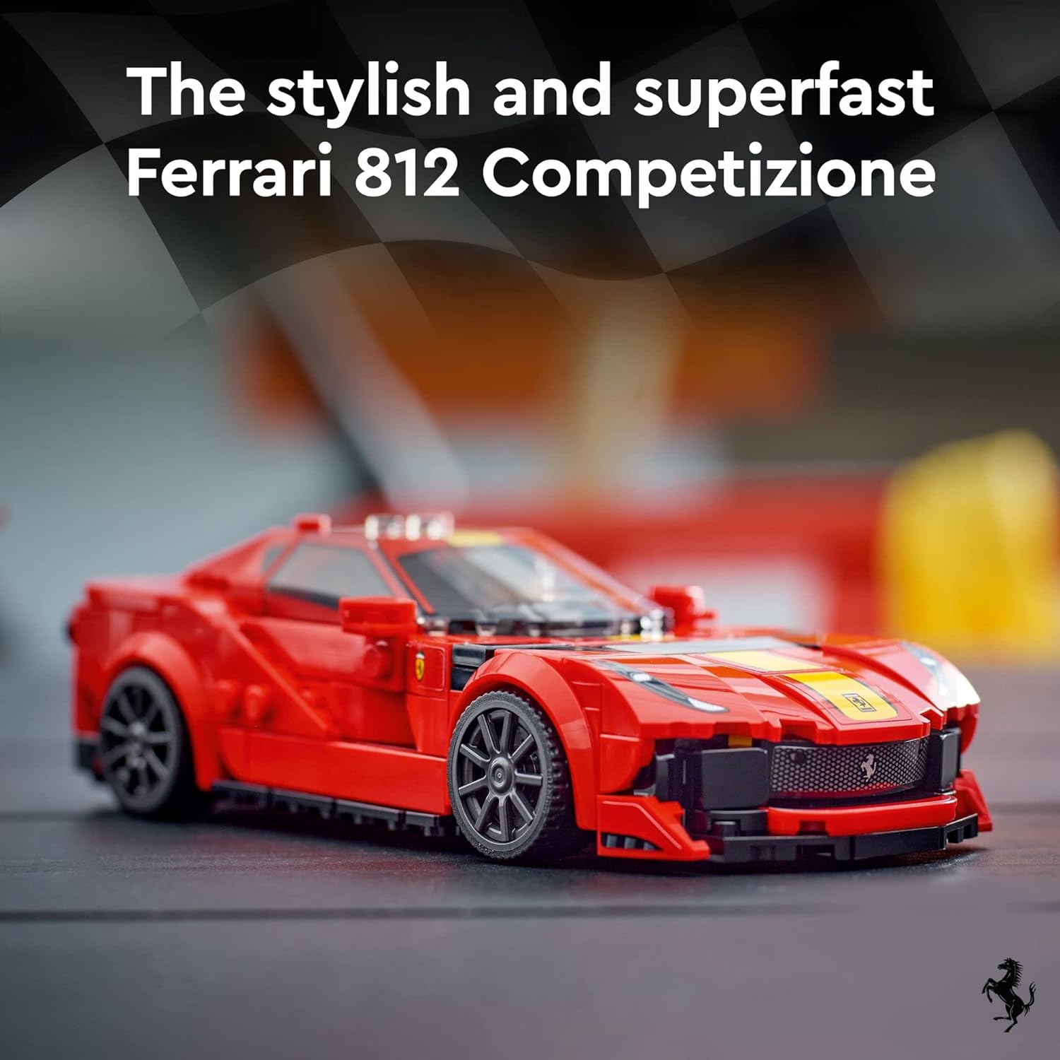 Speed Champions 1970 Ferrari 512 M Toy Car Model Building Kit 76914 Sports Red Race Car Toy, Collectible Set with Racing Driver Minifigure