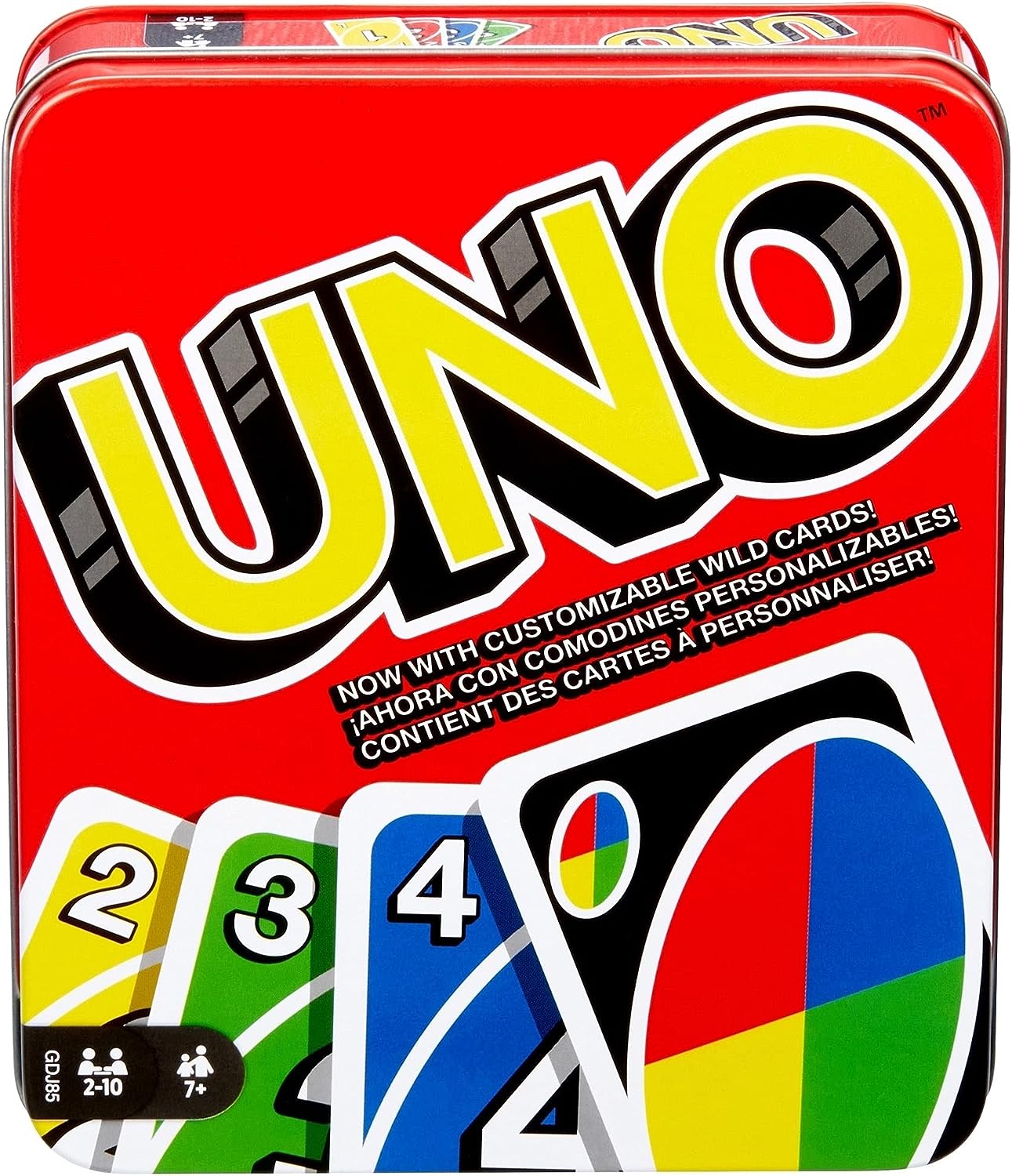 UNO Card Game, Toy for Kids and Adults, Family Game for Camping and Travel in Storage Tin Box (Amazon Exclusive)