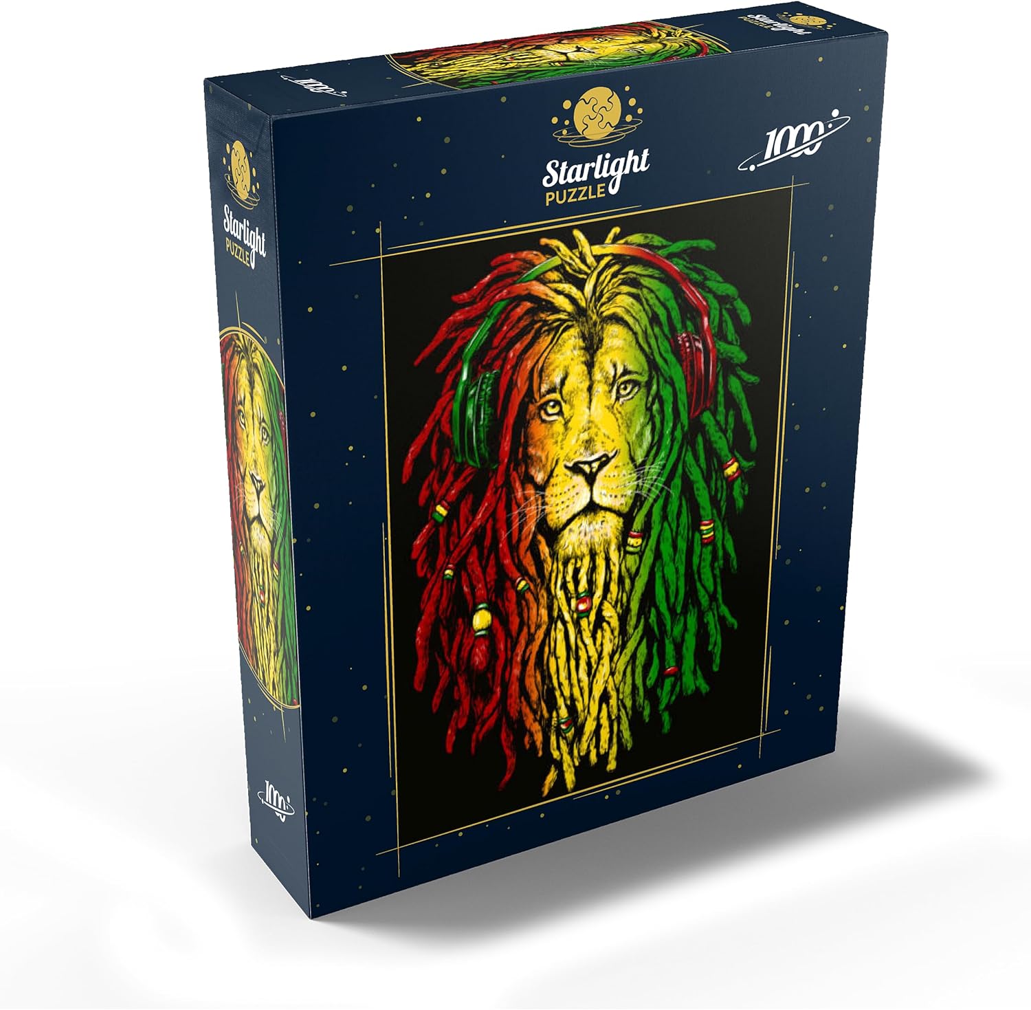 Rasta Lion - Premium 1000 Piece Jigsaw Puzzle - Made in USA