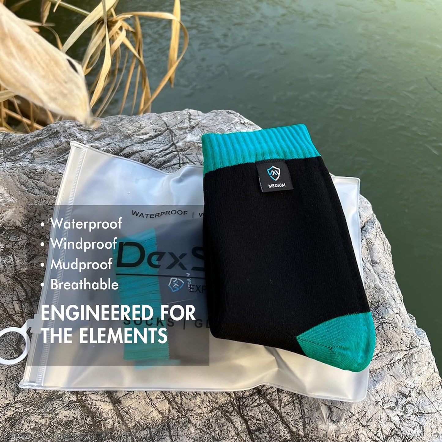 Essential Waterproof Socks Hiking Trekking Outdoor Recreation for Men and Women Ankle Unisex